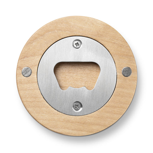 Food Dood D&P Magnetic Wooden Bottle Opener