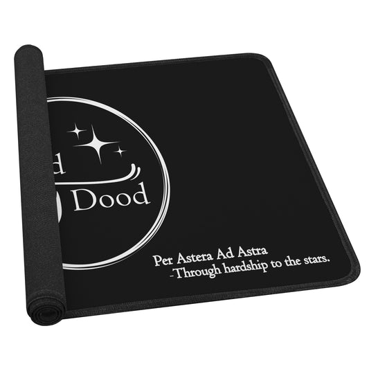 Food Dood Desk Mat, Lg Black