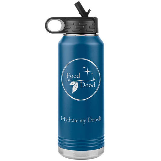 Food Dood Insulated Water Bottle, 32oz