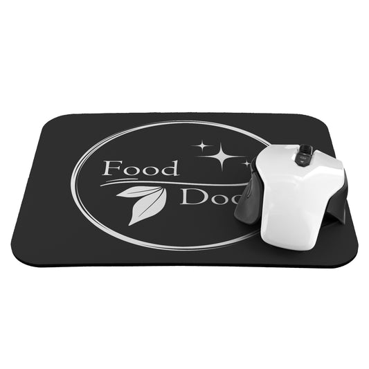 Food Dood Mouse Pad, Black