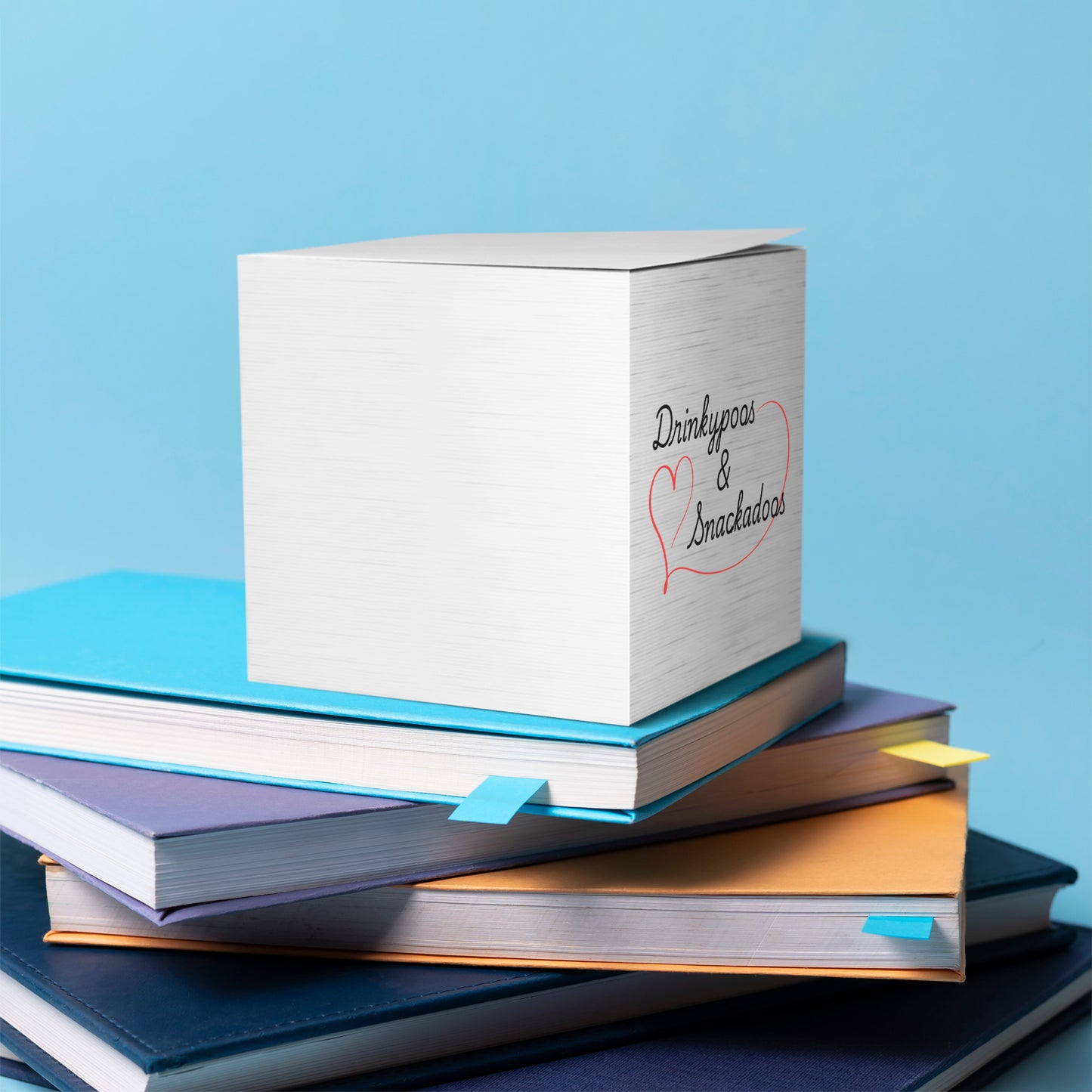 Food Dood Sticky Note Cube