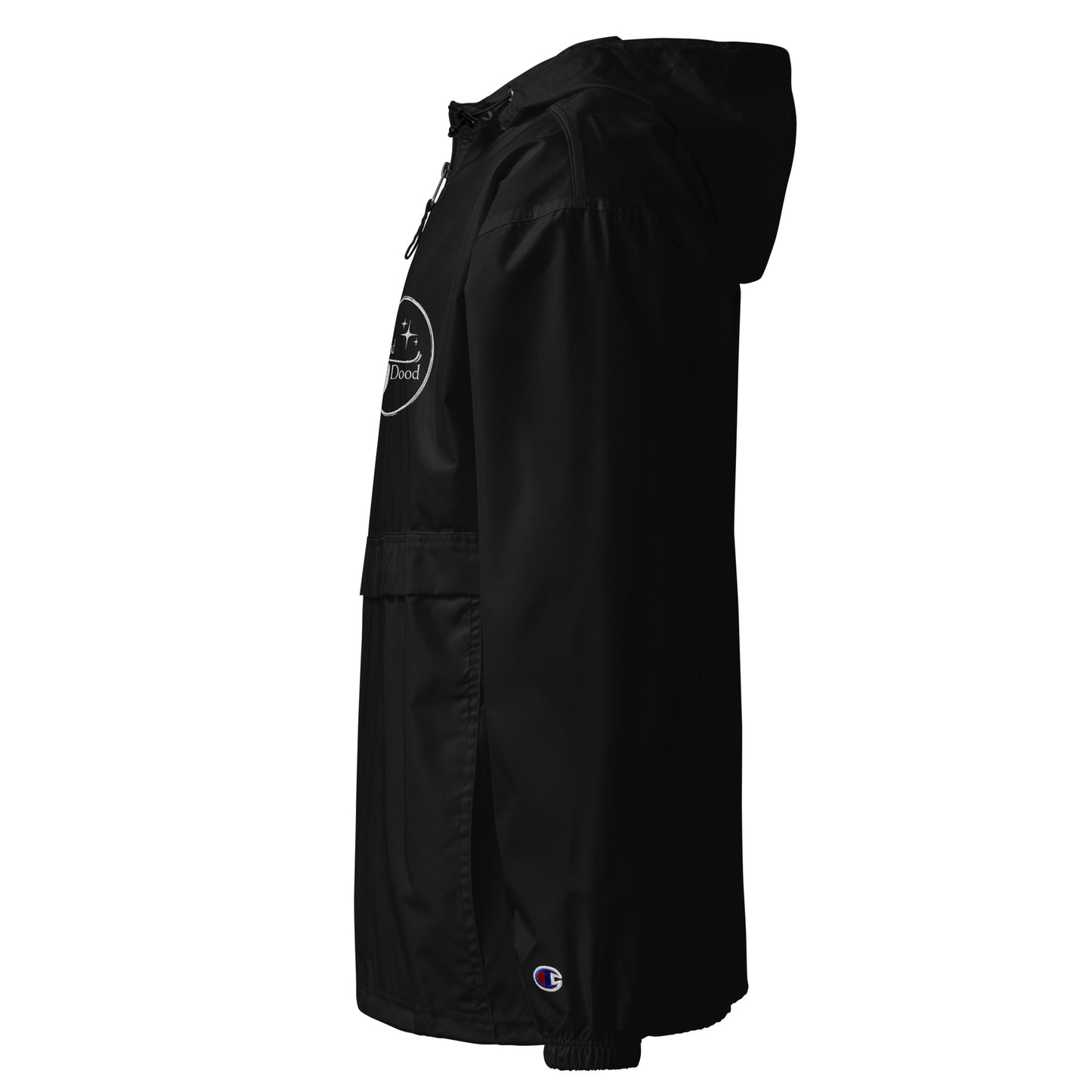 Food Dood Logo Embroidered Champion Packable Jacket