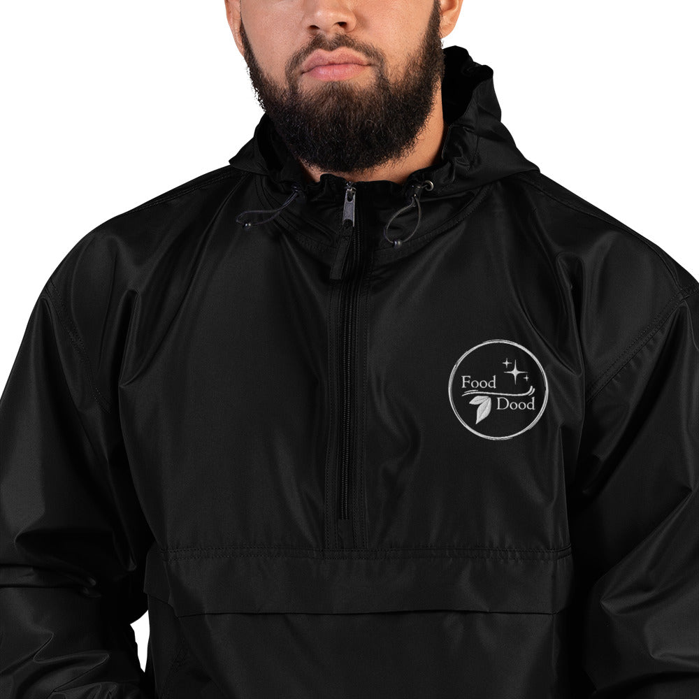 Food Dood Logo Embroidered Champion Packable Jacket