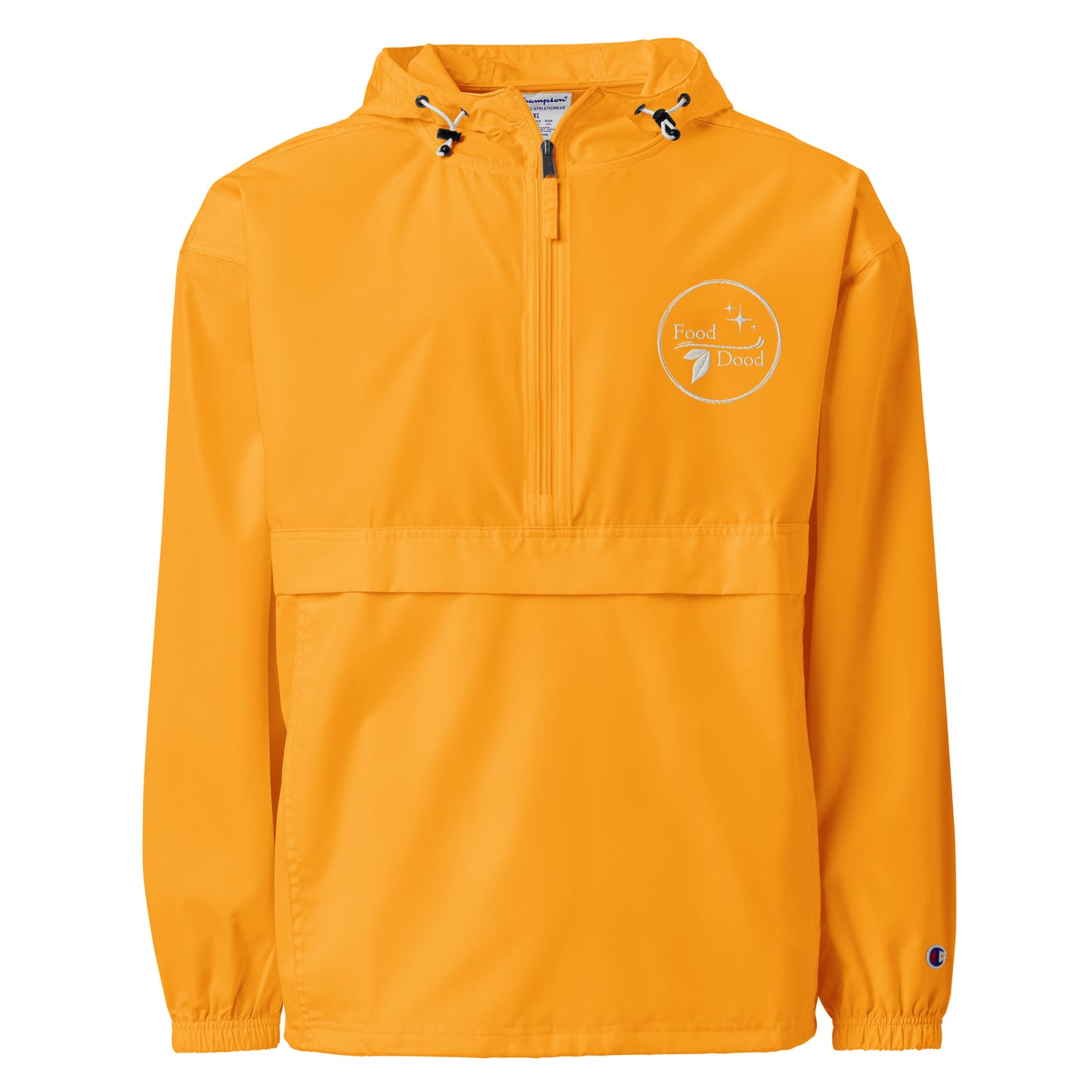 Food Dood Logo Embroidered Champion Packable Jacket