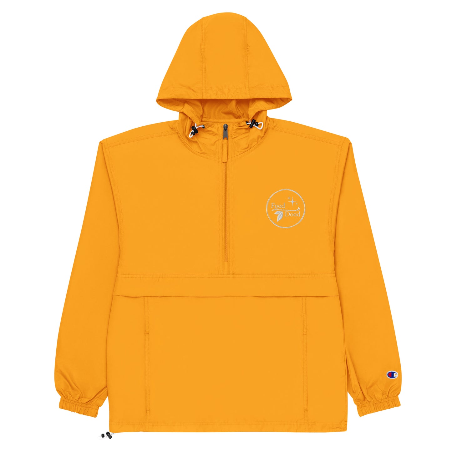 Food Dood Logo Embroidered Champion Packable Jacket