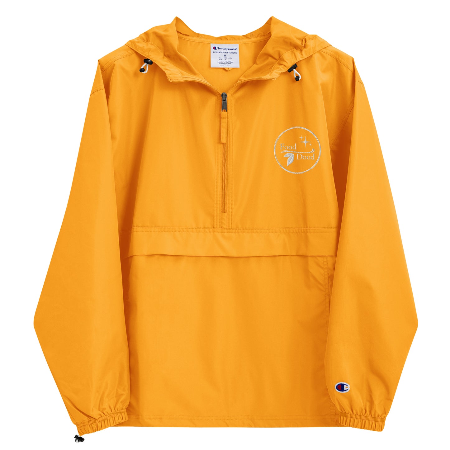 Food Dood Logo Embroidered Champion Packable Jacket
