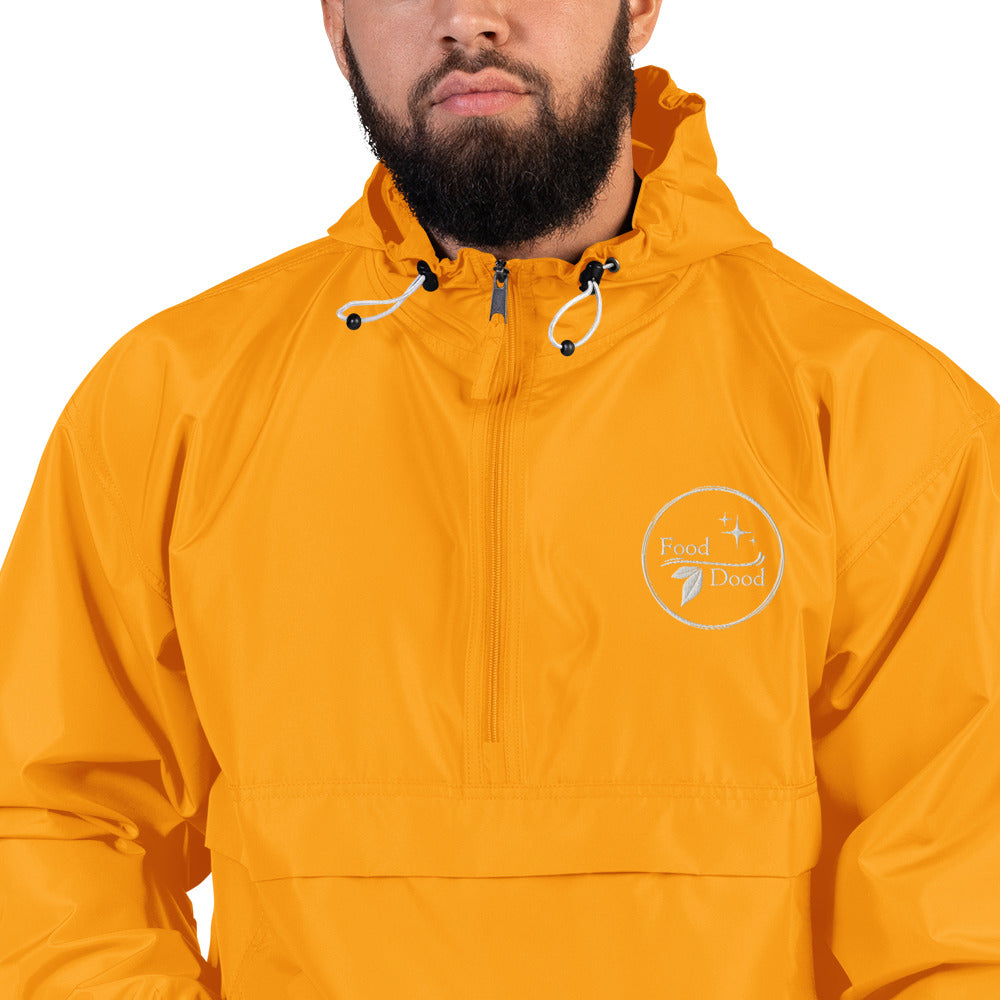 Food Dood Logo Embroidered Champion Packable Jacket