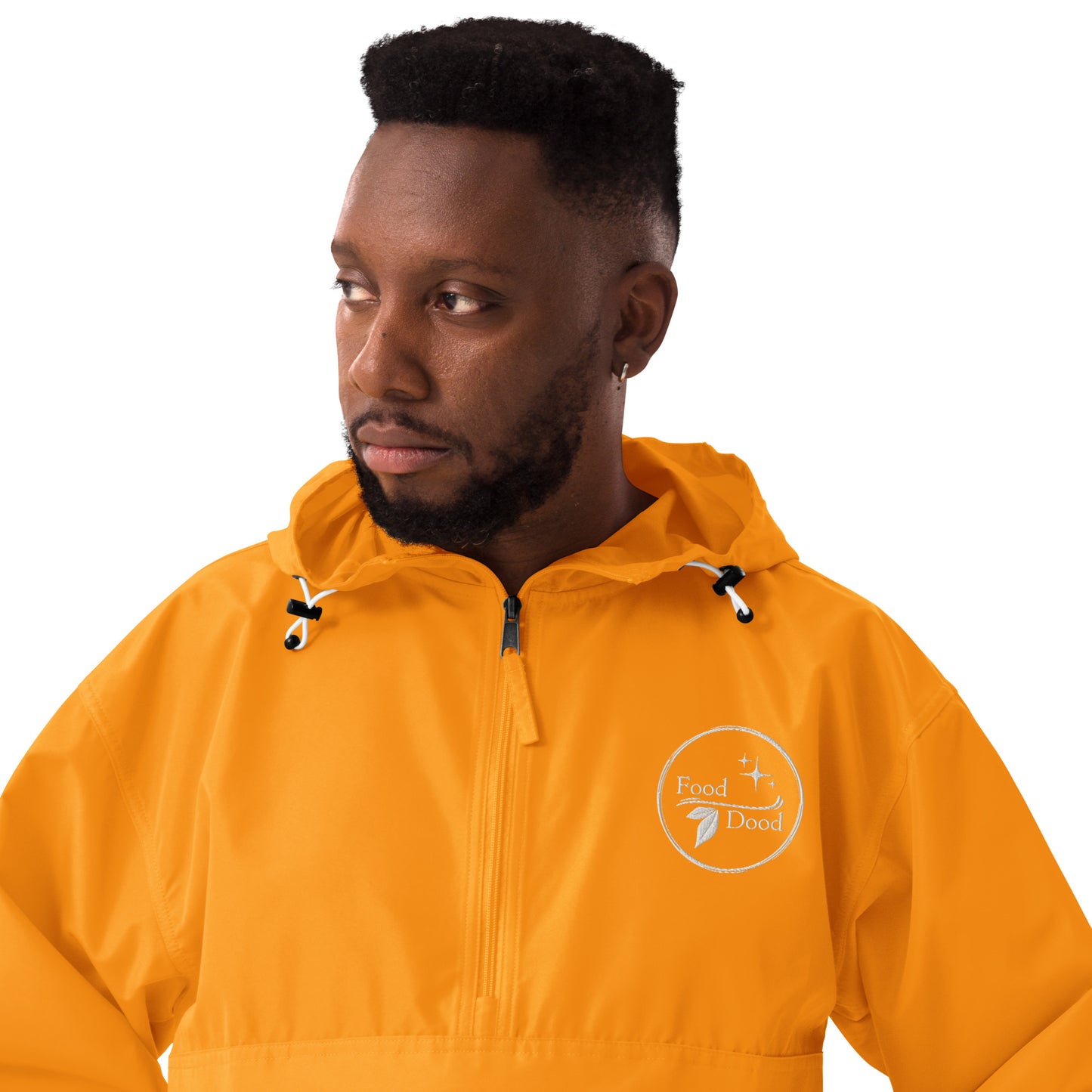 Food Dood Logo Embroidered Champion Packable Jacket