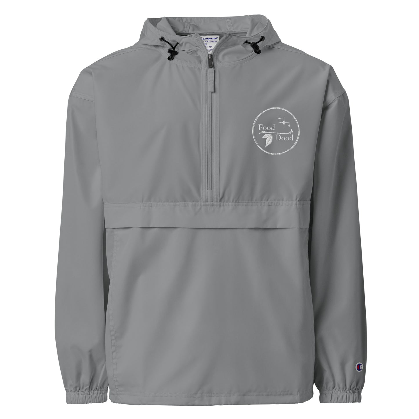 Food Dood Logo Embroidered Champion Packable Jacket