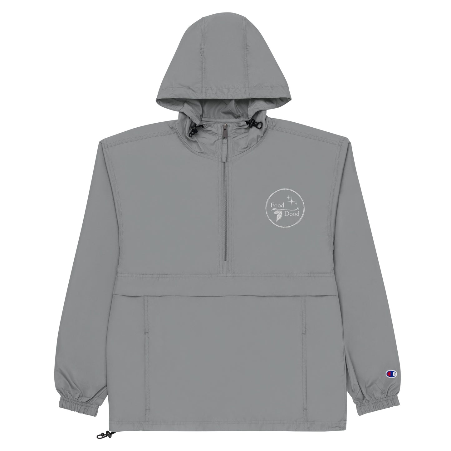 Food Dood Logo Embroidered Champion Packable Jacket