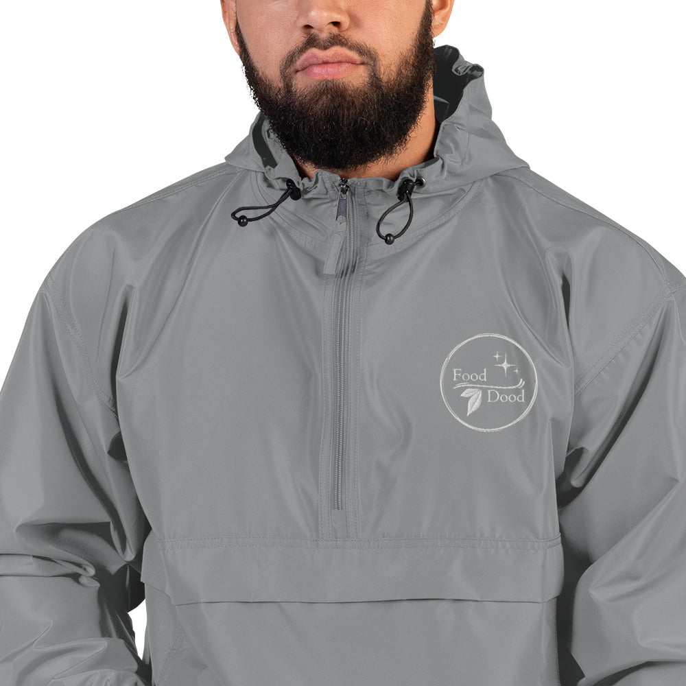Food Dood Logo Embroidered Champion Packable Jacket