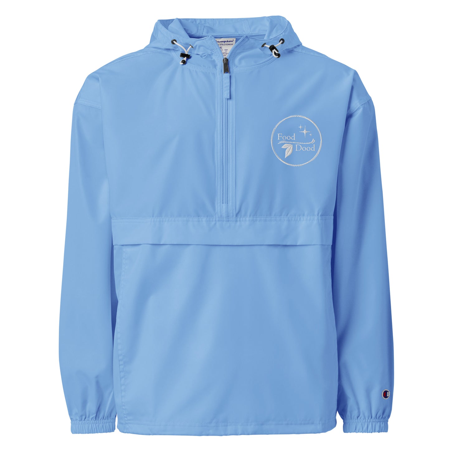 Food Dood Logo Embroidered Champion Packable Jacket