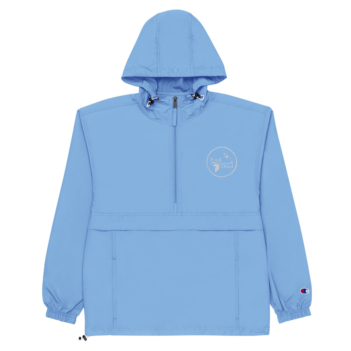Food Dood Logo Embroidered Champion Packable Jacket