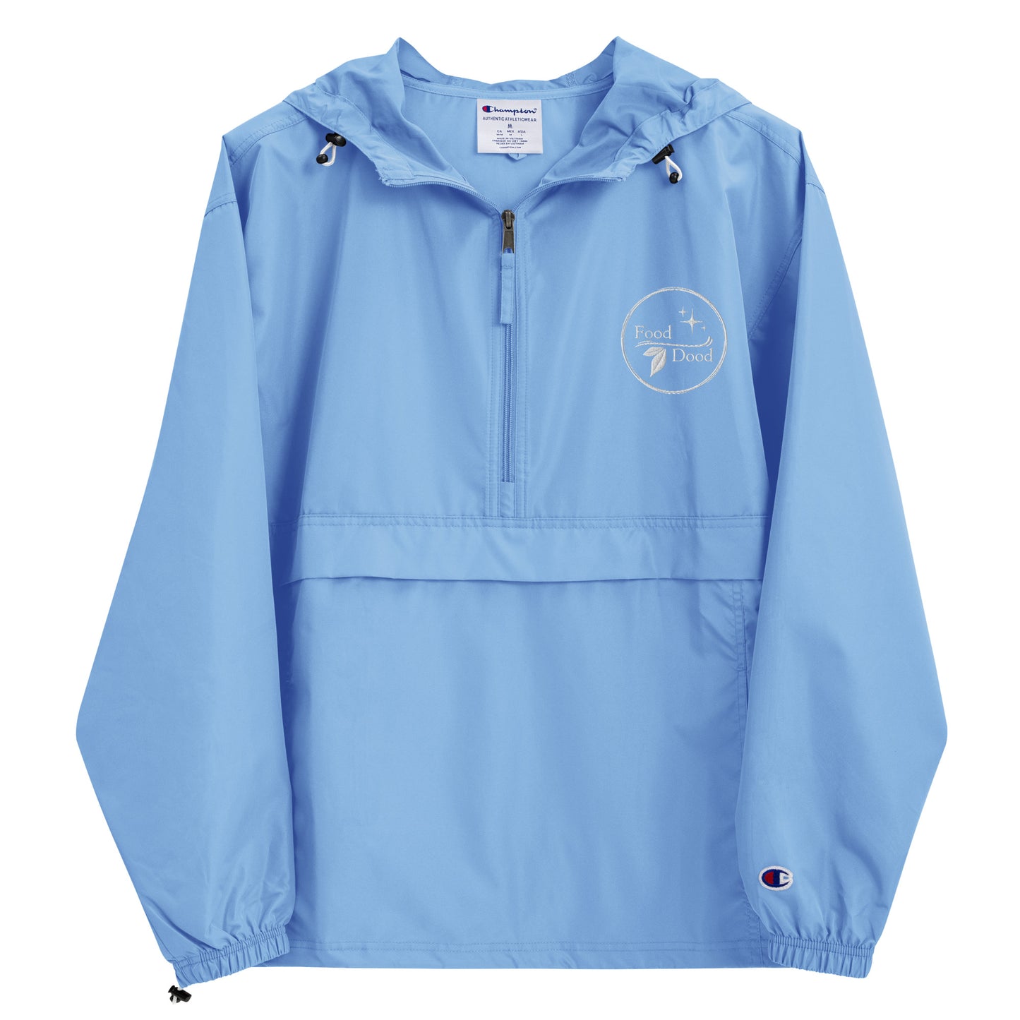 Food Dood Logo Embroidered Champion Packable Jacket