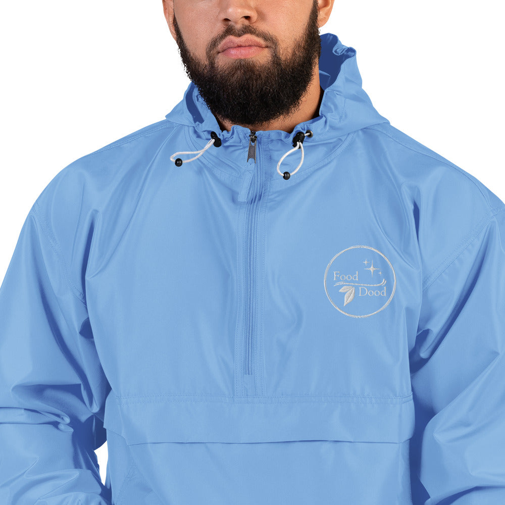 Food Dood Logo Embroidered Champion Packable Jacket