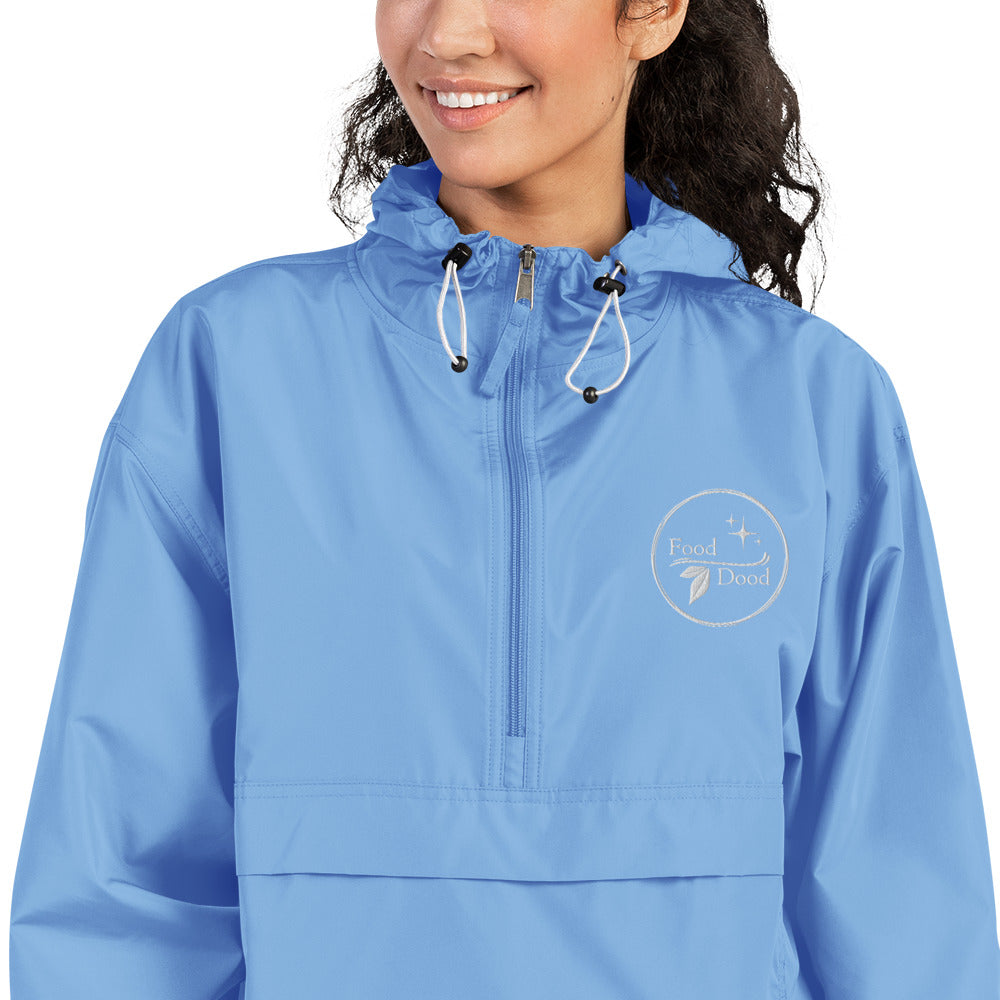 Food Dood Logo Embroidered Champion Packable Jacket