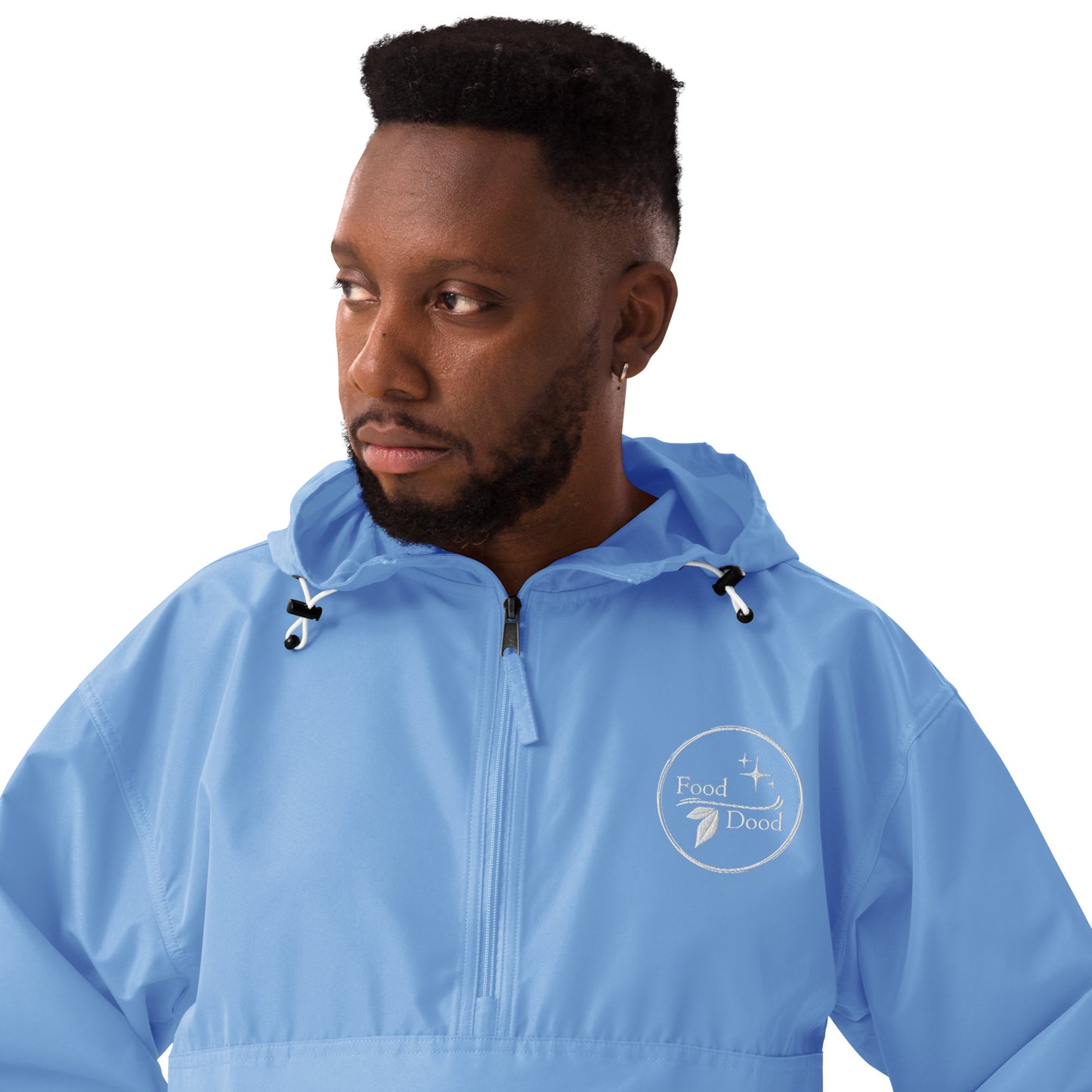 Food Dood Logo Embroidered Champion Packable Jacket