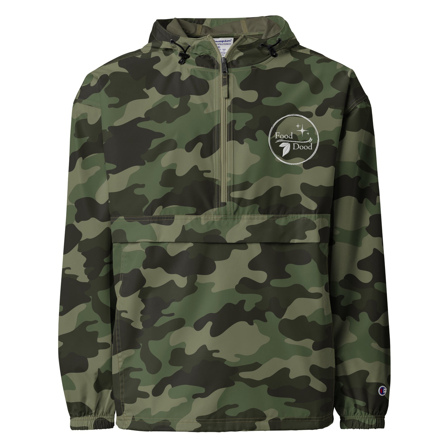 Food Dood Logo Embroidered Champion Packable Jacket