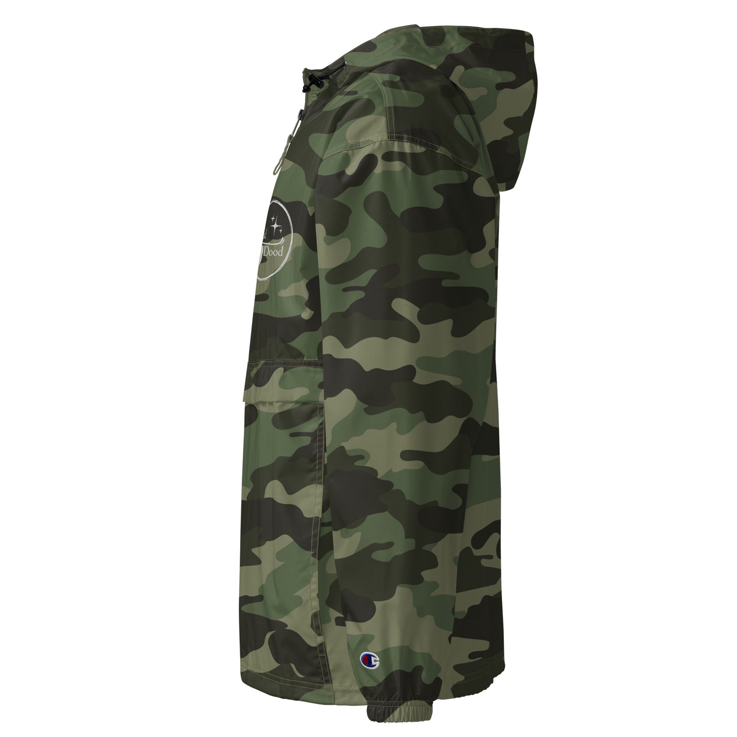 Food Dood Logo Embroidered Champion Packable Jacket