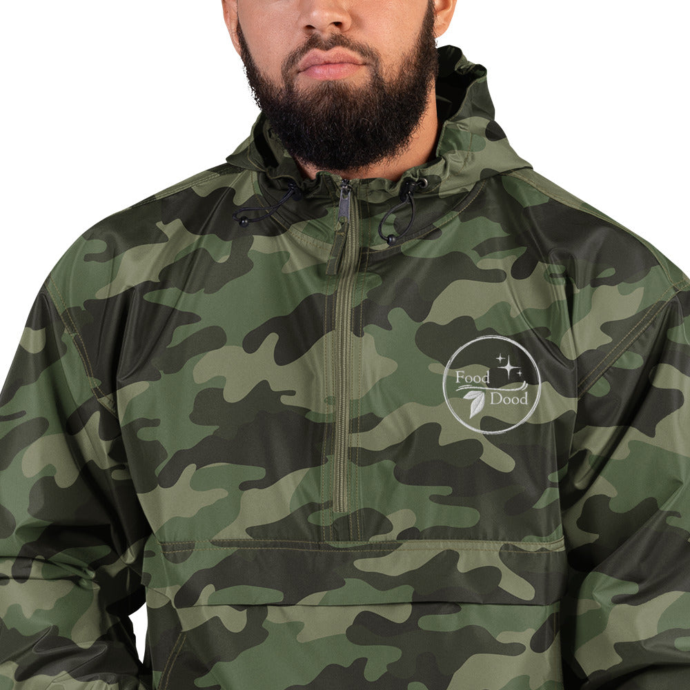 Food Dood Logo Embroidered Champion Packable Jacket
