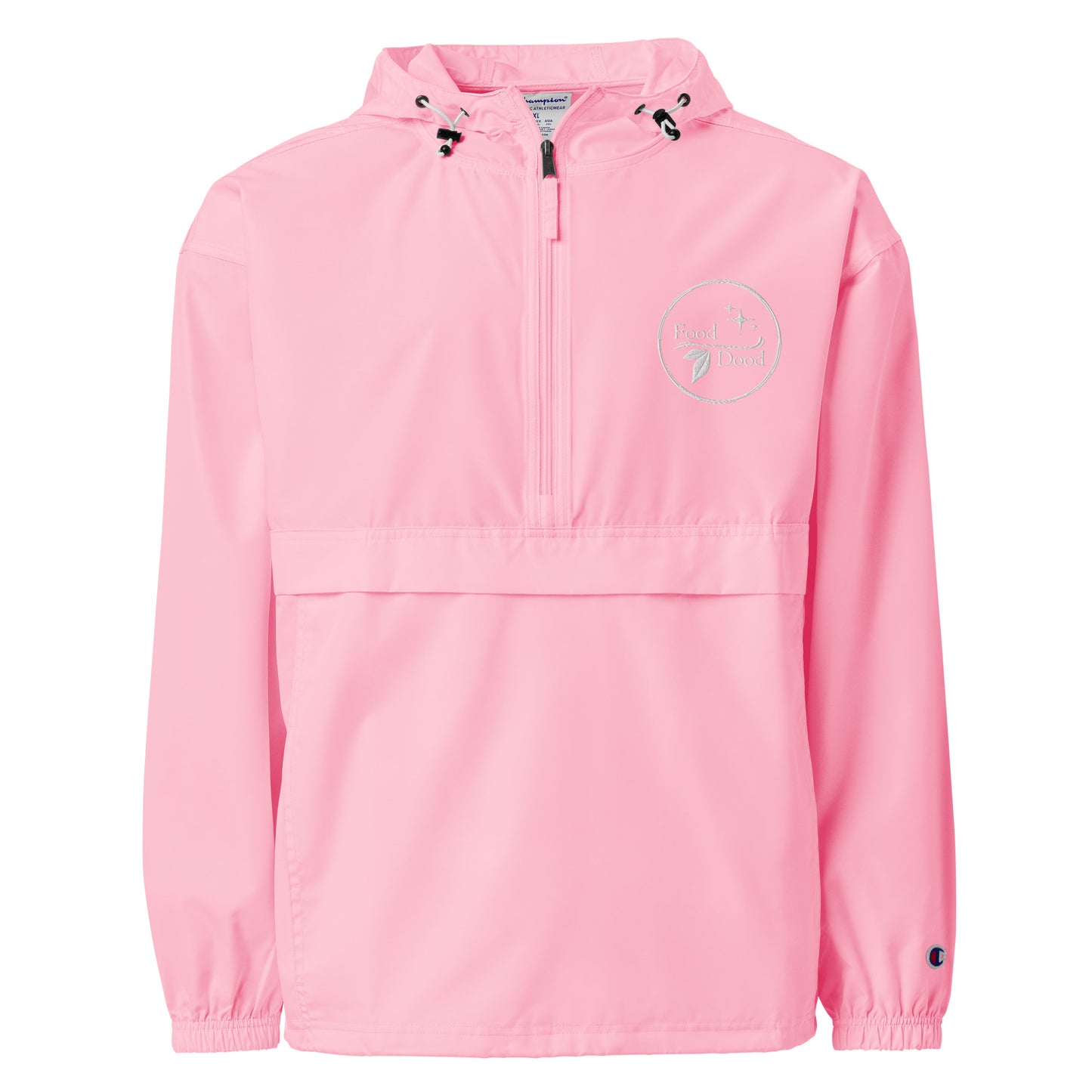 Food Dood Logo Embroidered Champion Packable Jacket