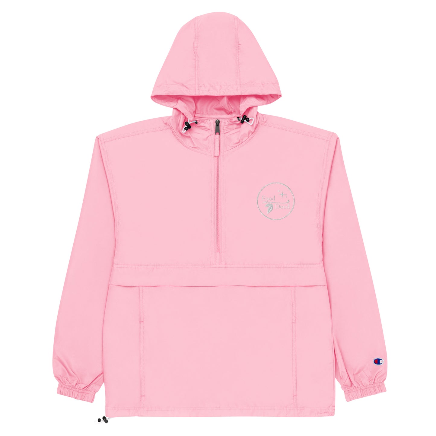 Food Dood Logo Embroidered Champion Packable Jacket