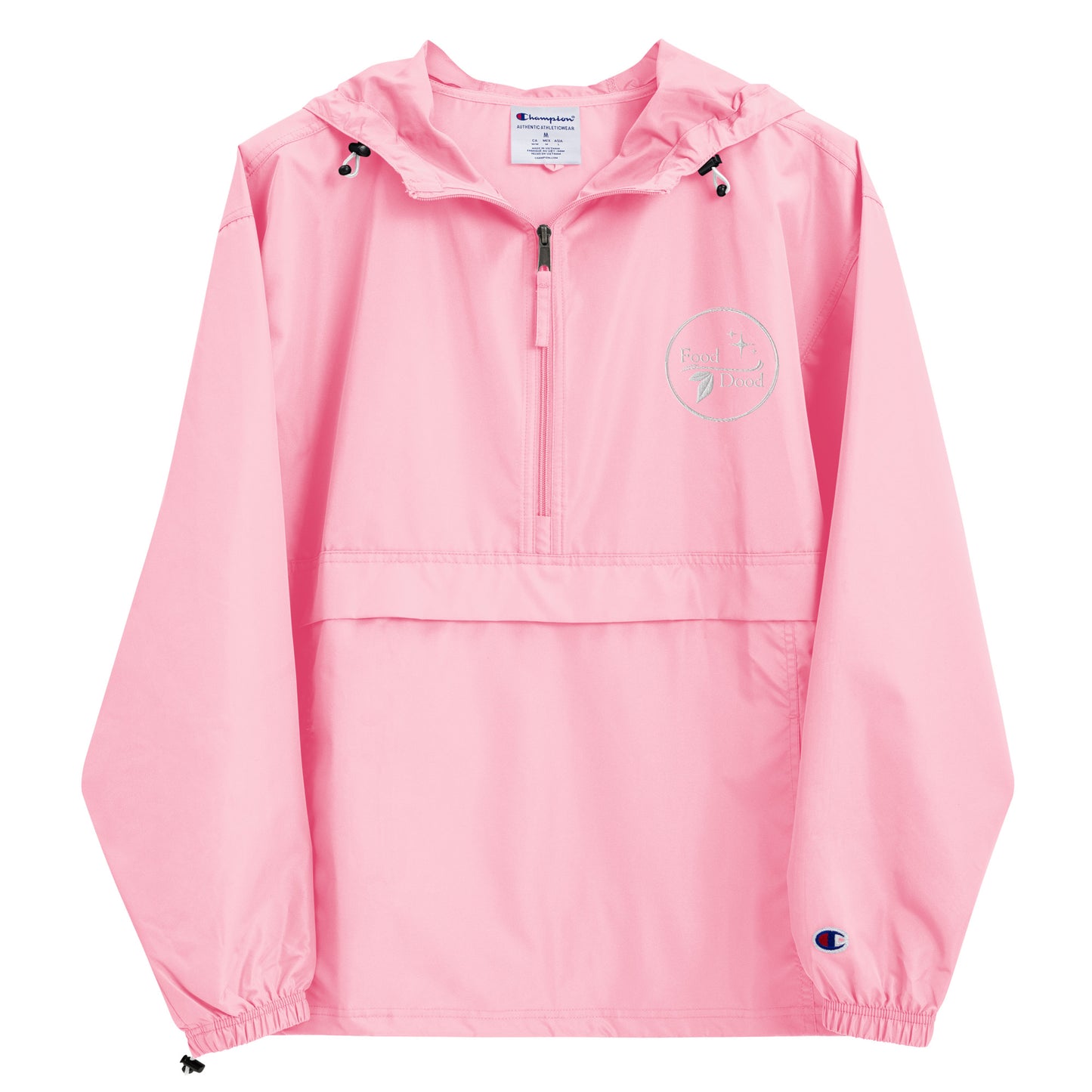 Food Dood Logo Embroidered Champion Packable Jacket