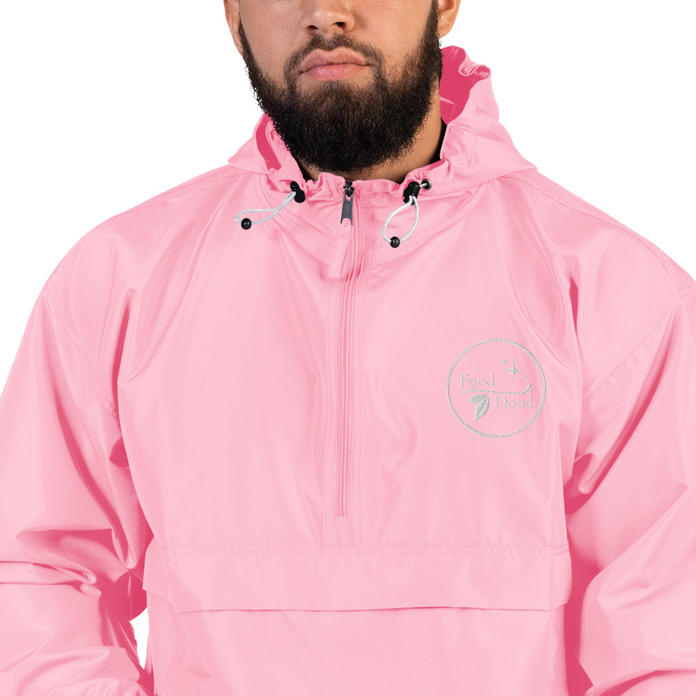 Food Dood Logo Embroidered Champion Packable Jacket