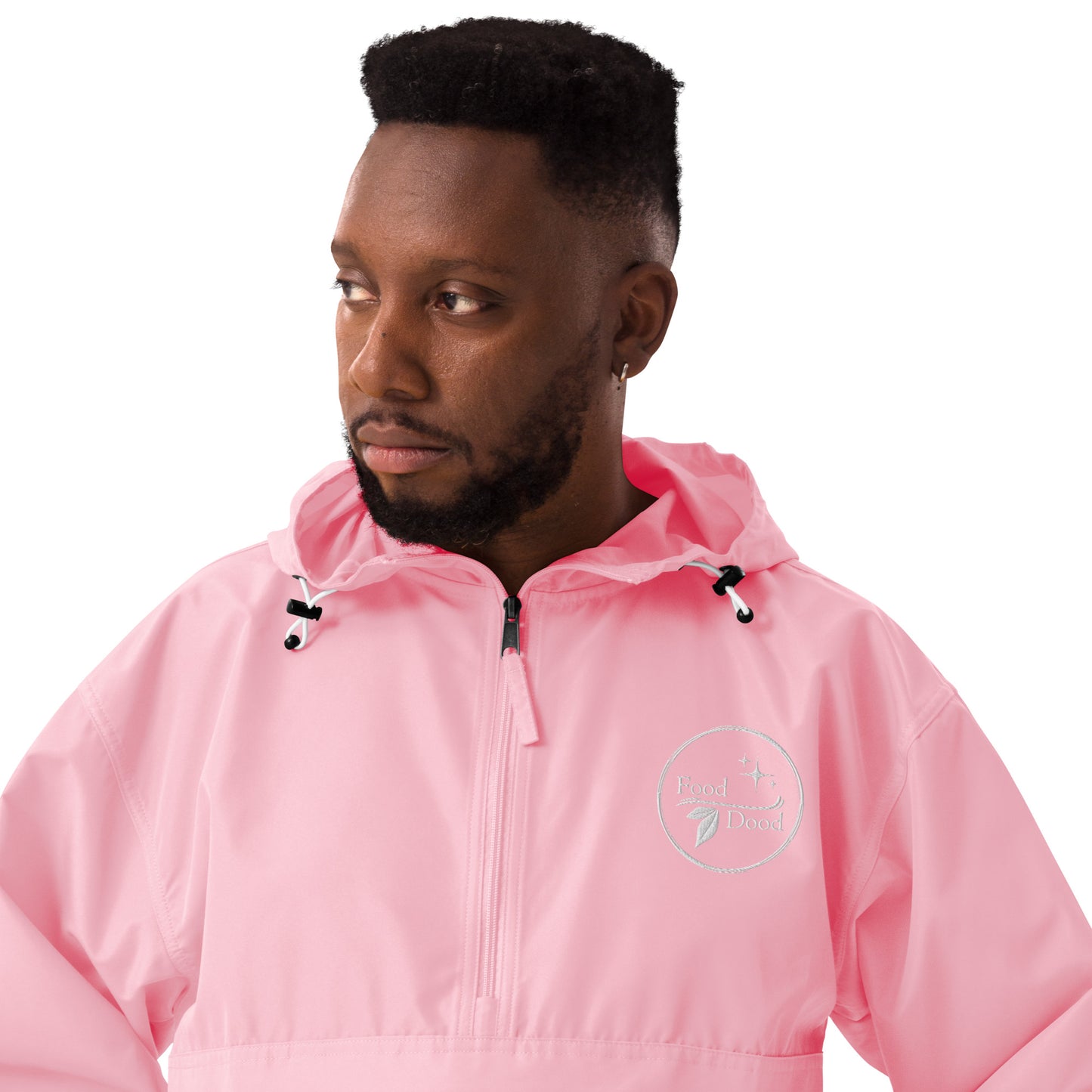 Food Dood Logo Embroidered Champion Packable Jacket