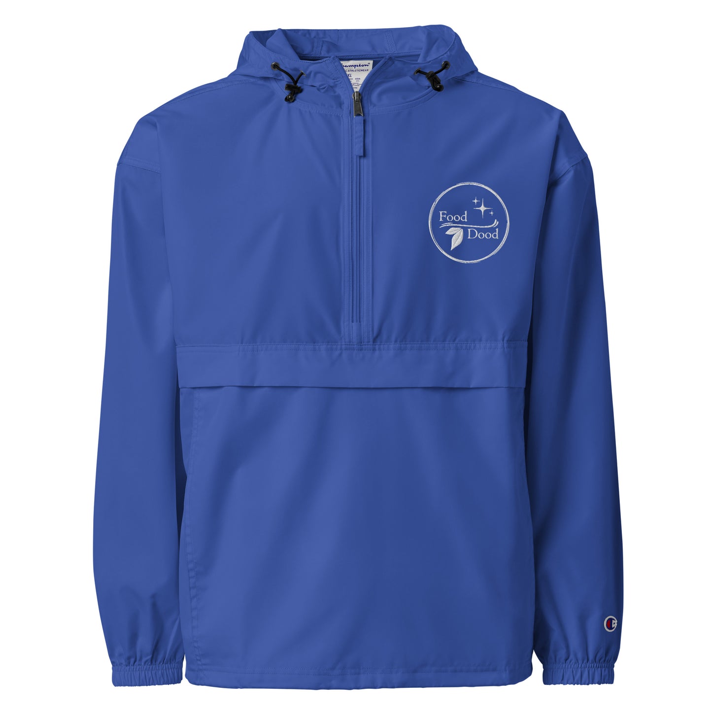 Food Dood Logo Embroidered Champion Packable Jacket