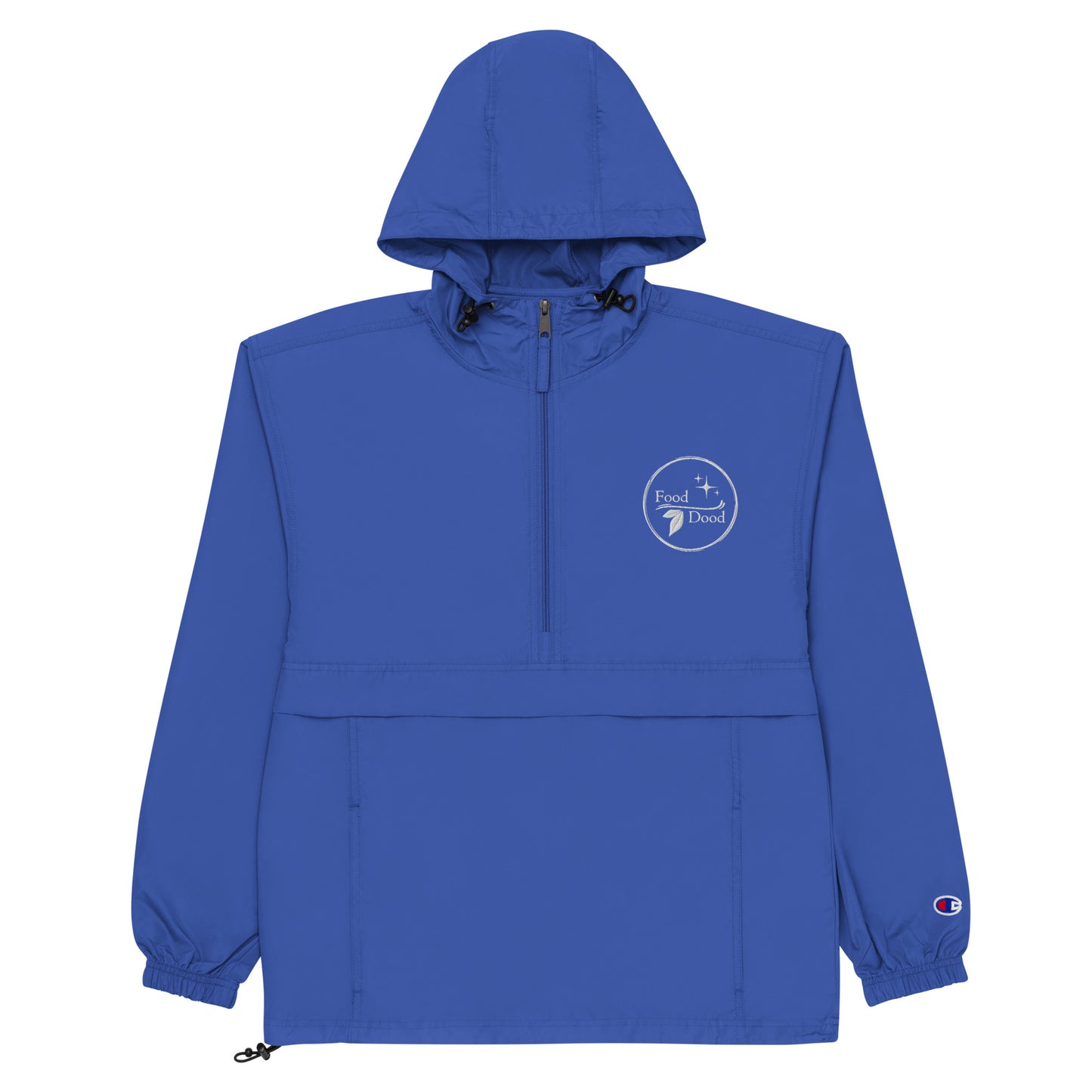 Food Dood Logo Embroidered Champion Packable Jacket