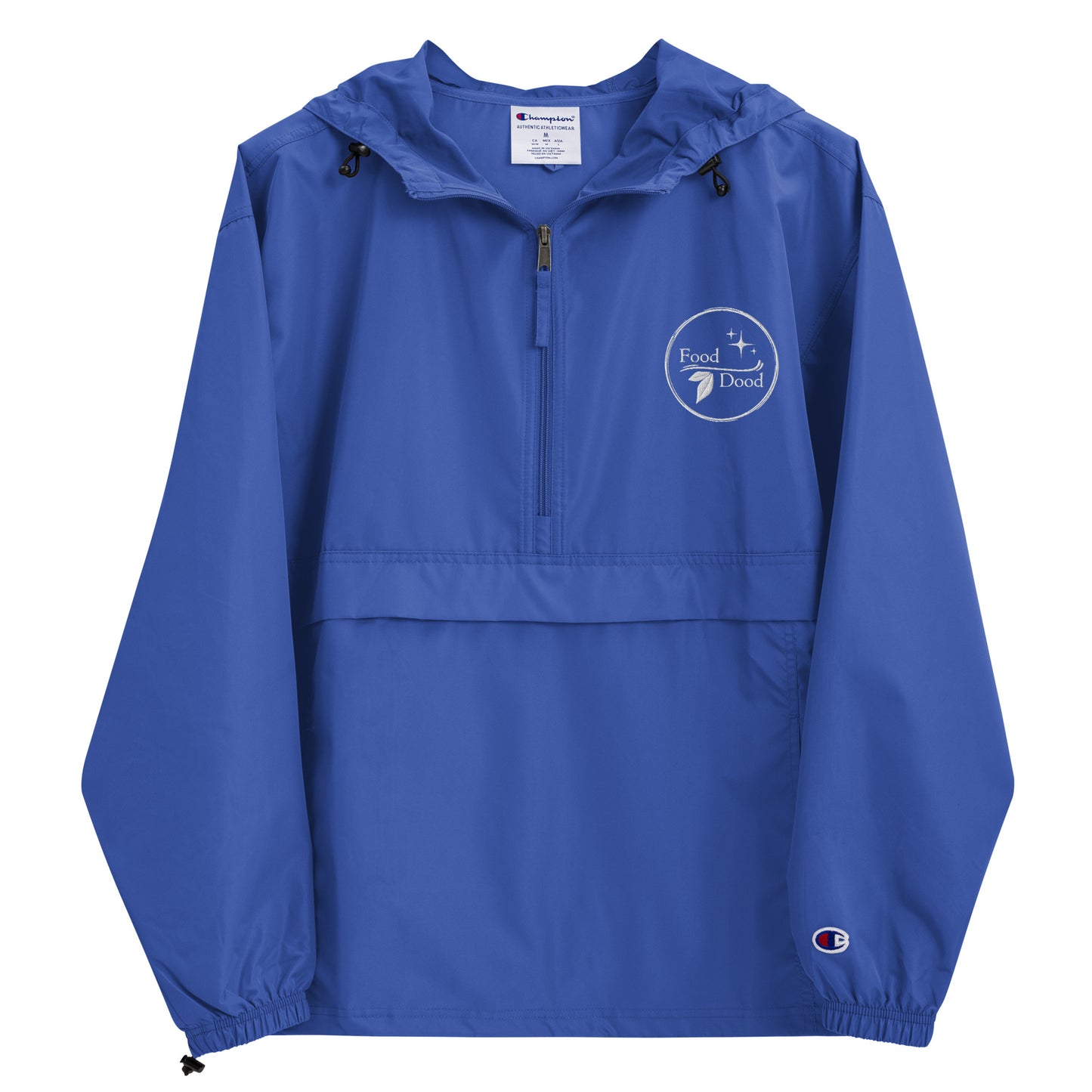 Food Dood Logo Embroidered Champion Packable Jacket