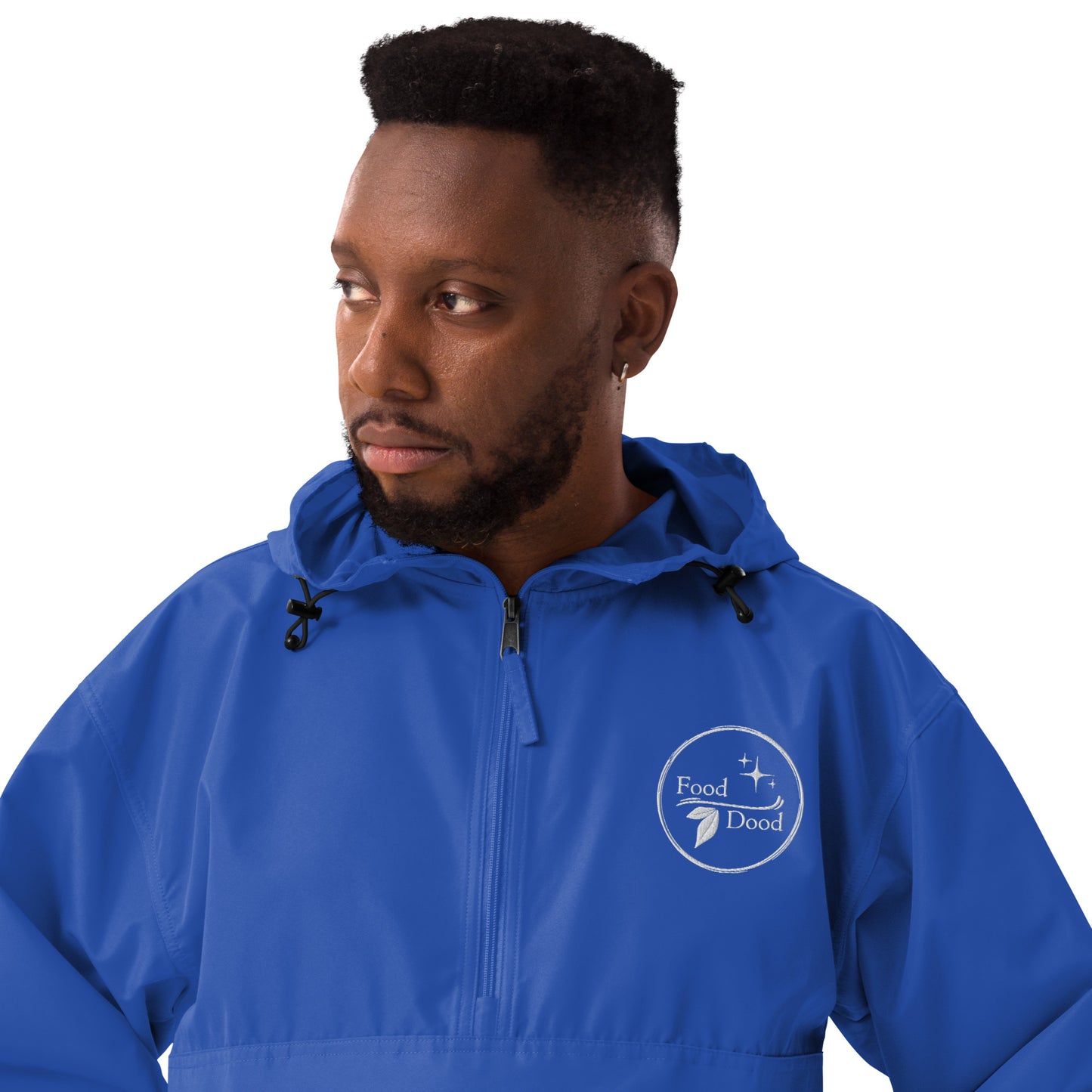 Food Dood Logo Embroidered Champion Packable Jacket