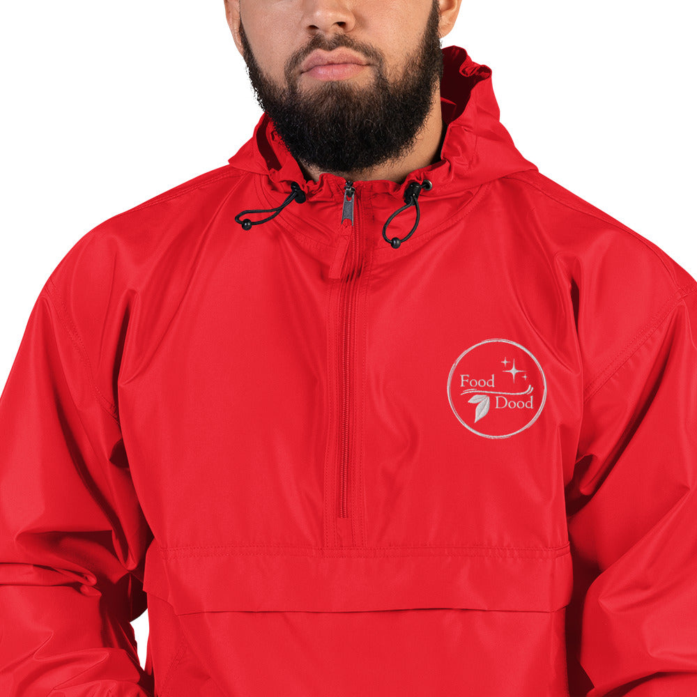 Food Dood Logo Embroidered Champion Packable Jacket