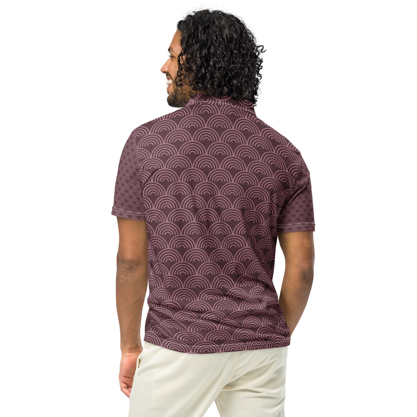 Food Dood Logo Men’s slim fit polo