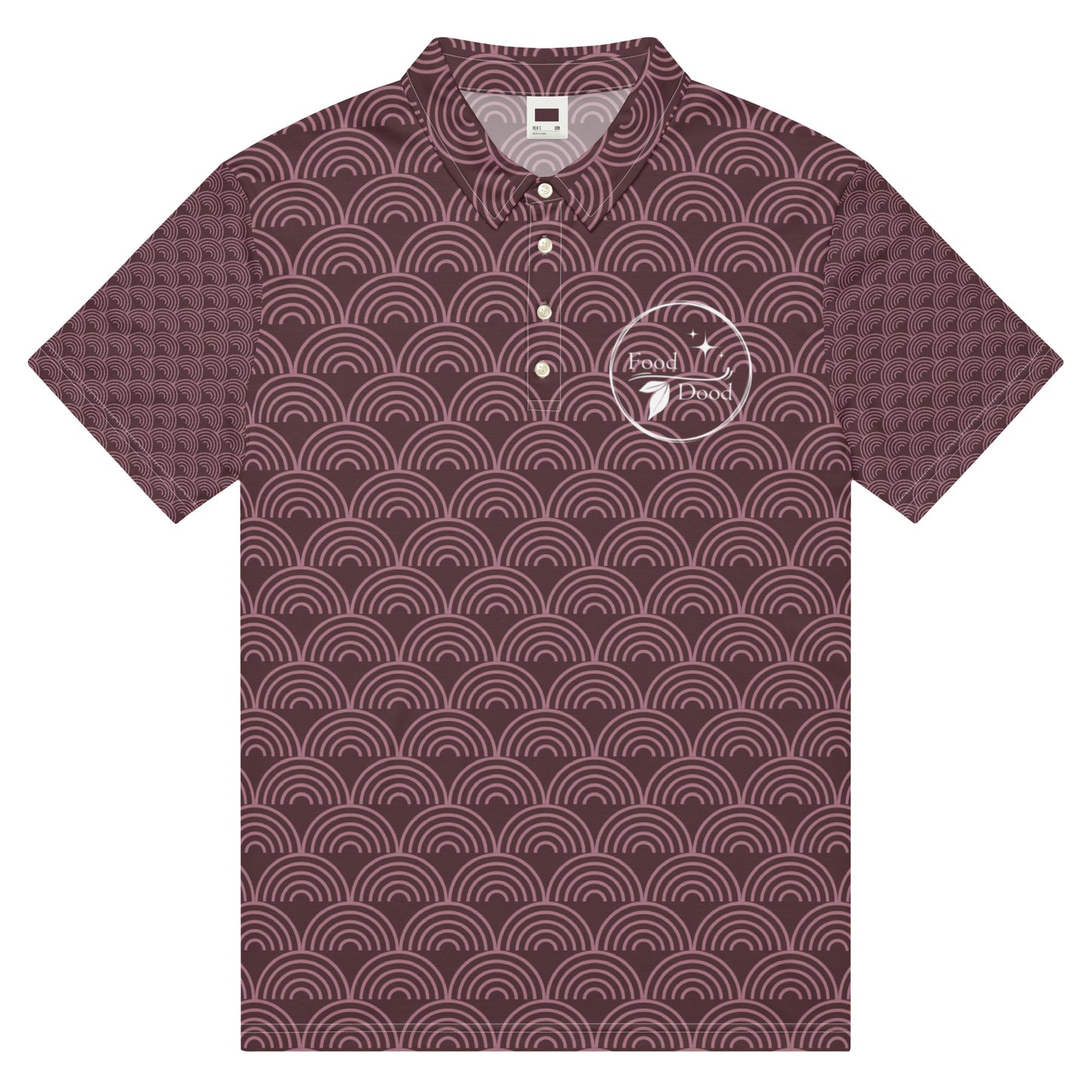 Food Dood Logo Men’s slim fit polo