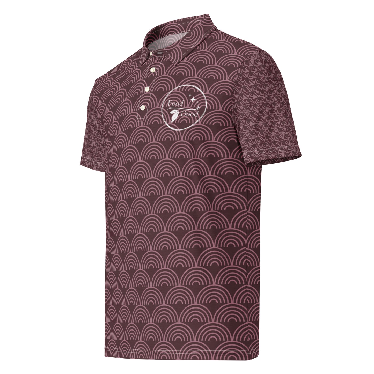 Food Dood Logo Men’s slim fit polo