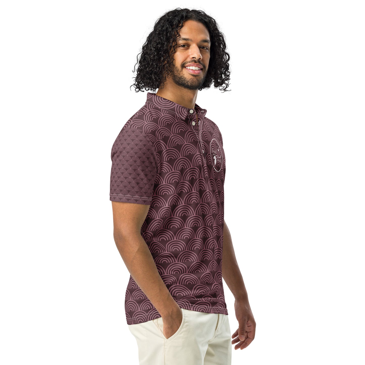 Food Dood Logo Men’s slim fit polo