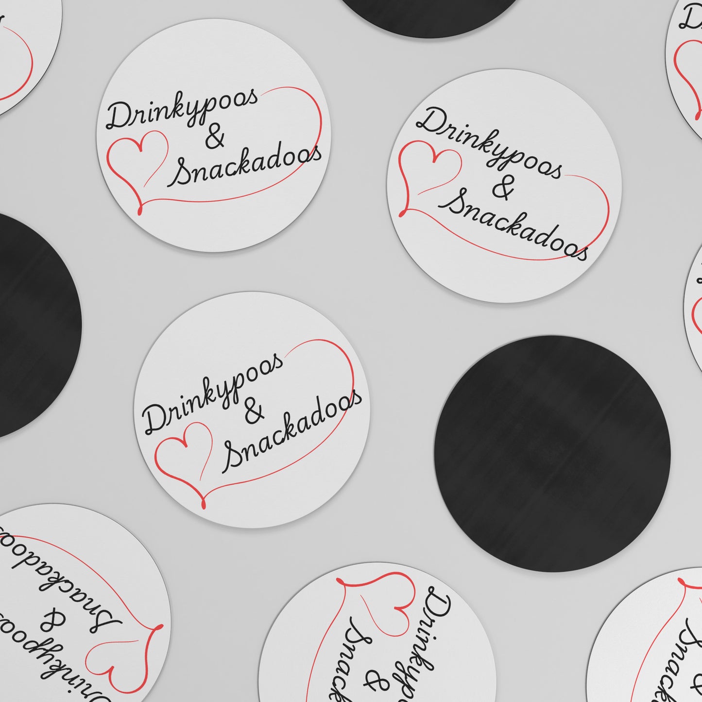 Food Dood D&P Round Magnet, White