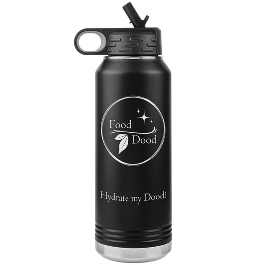 Food Dood Insulated Water Bottle, 32oz