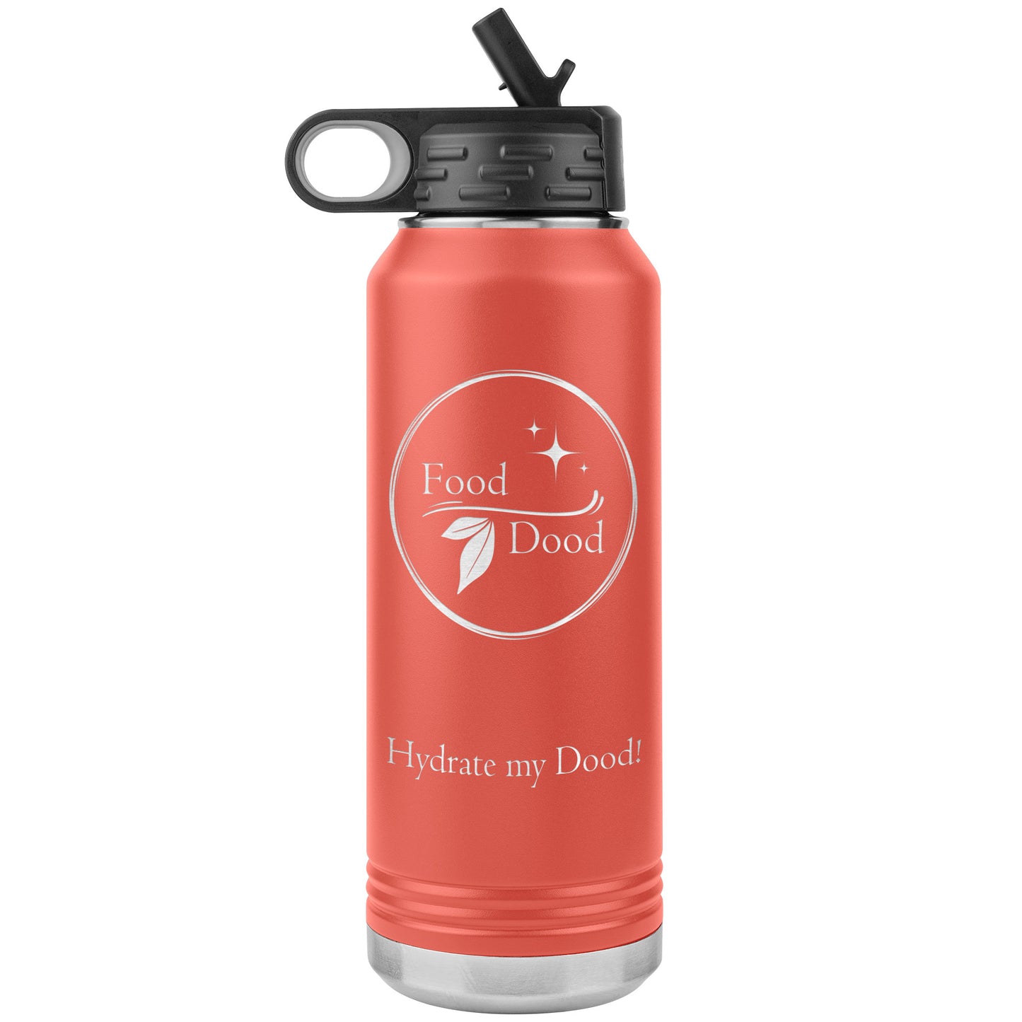 Food Dood Insulated Water Bottle, 32oz