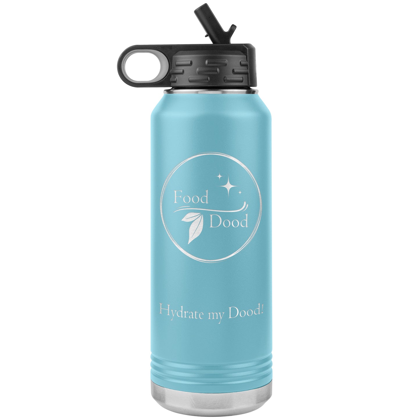 Food Dood Insulated Water Bottle, 32oz