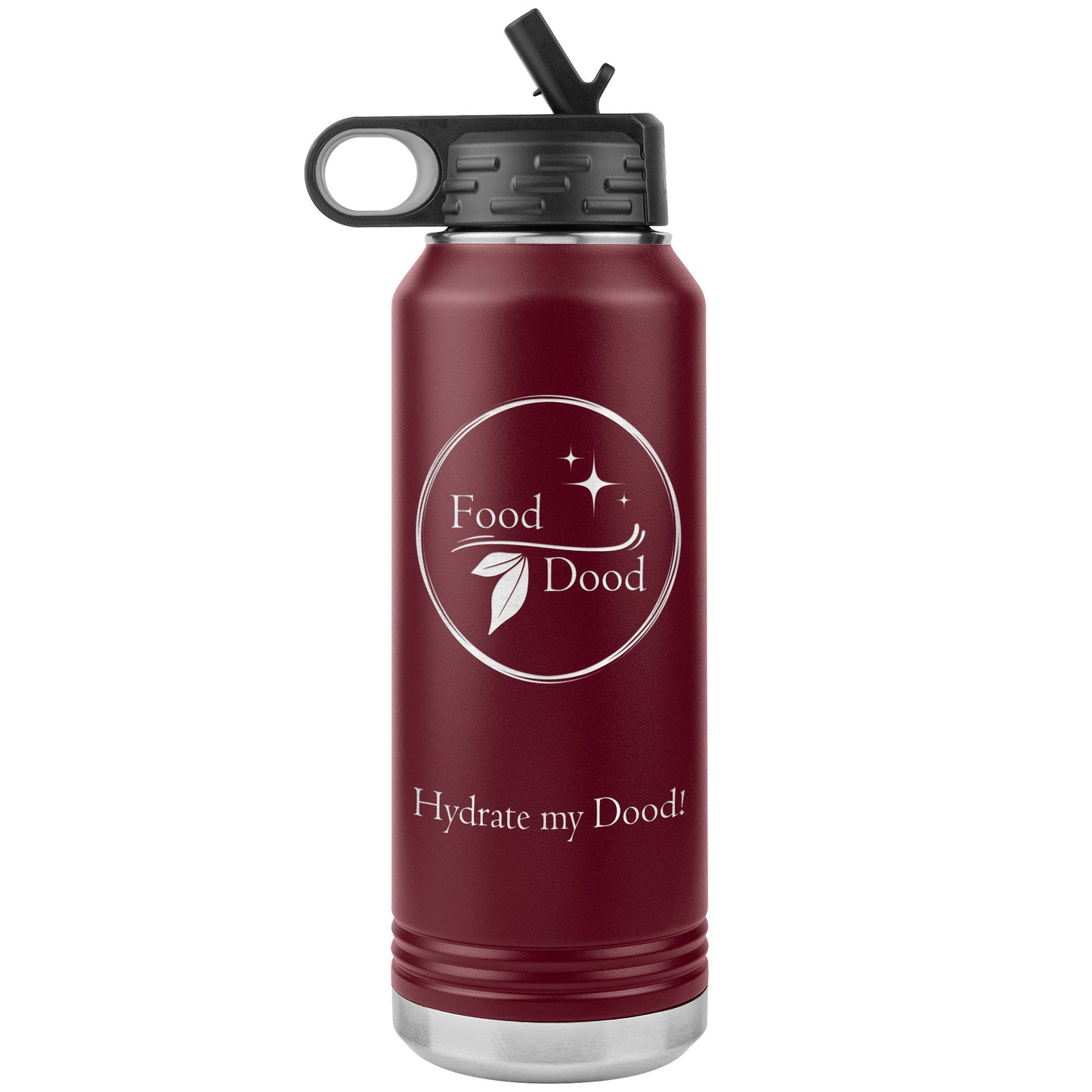 Food Dood Insulated Water Bottle, 32oz