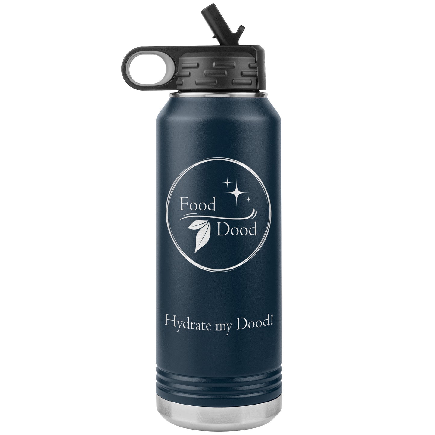 Food Dood Insulated Water Bottle, 32oz
