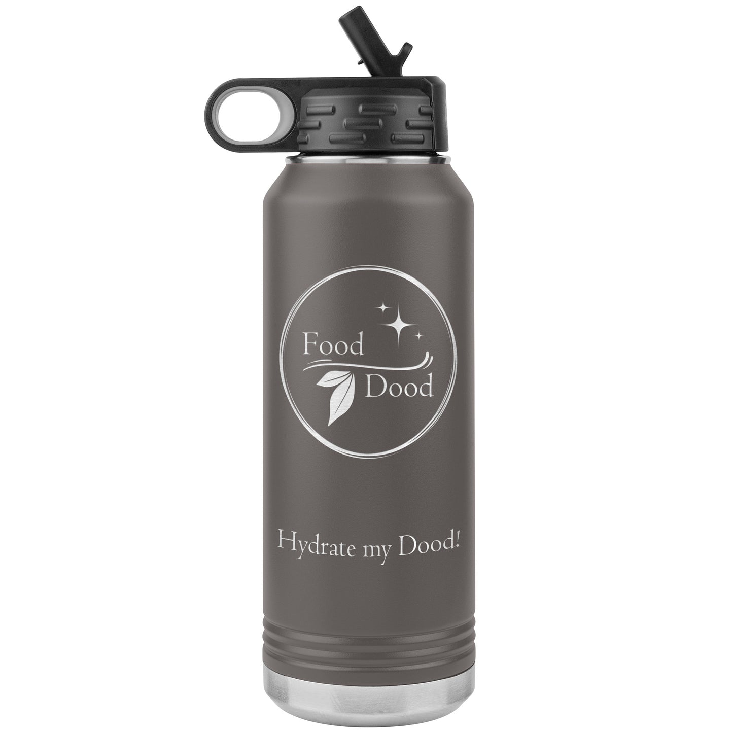 Food Dood Insulated Water Bottle, 32oz