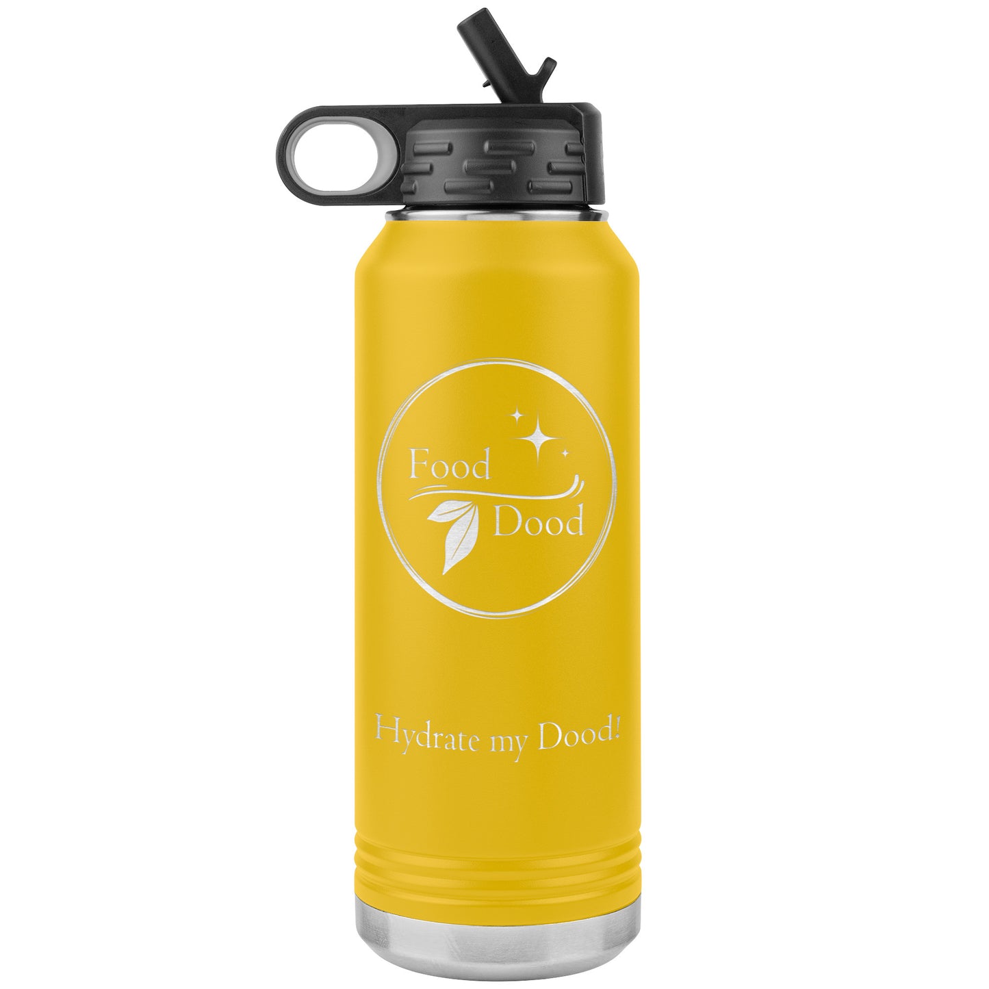 Food Dood Insulated Water Bottle, 32oz