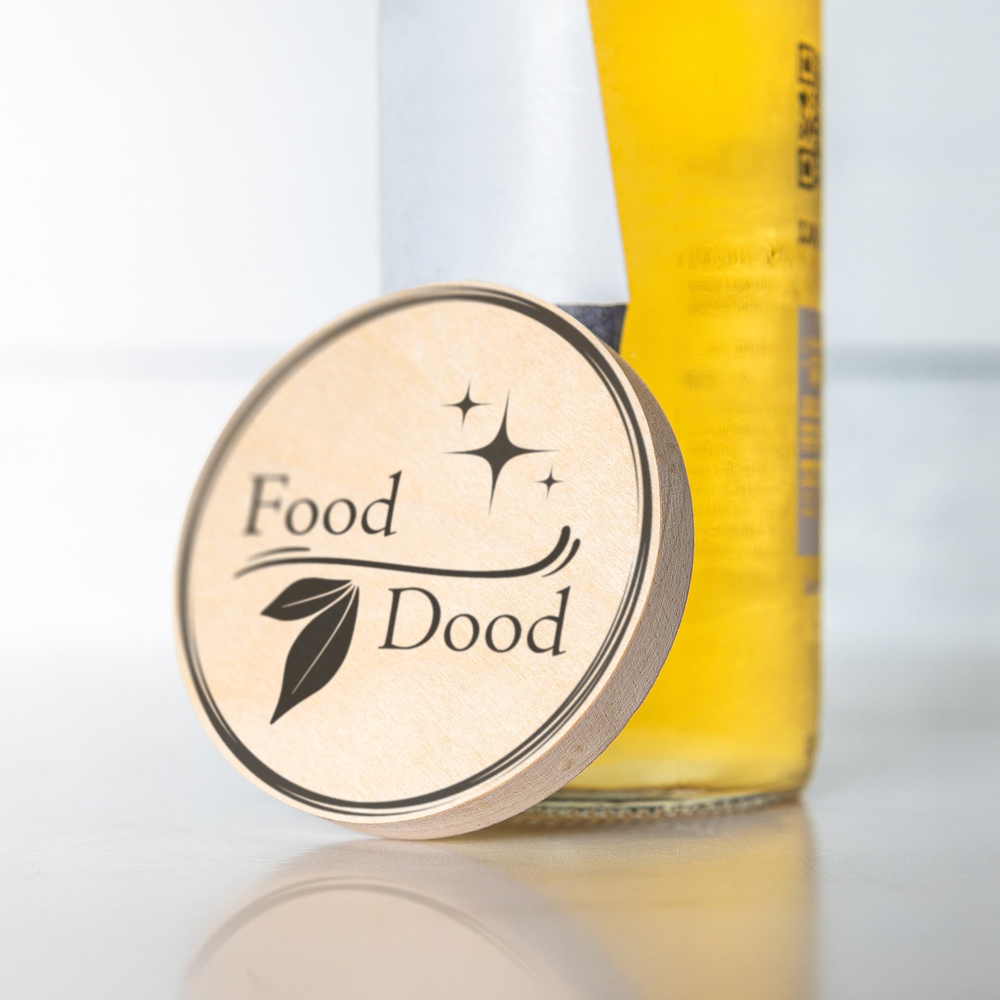 Food Dood Magnetic Wooden Bottle Opener