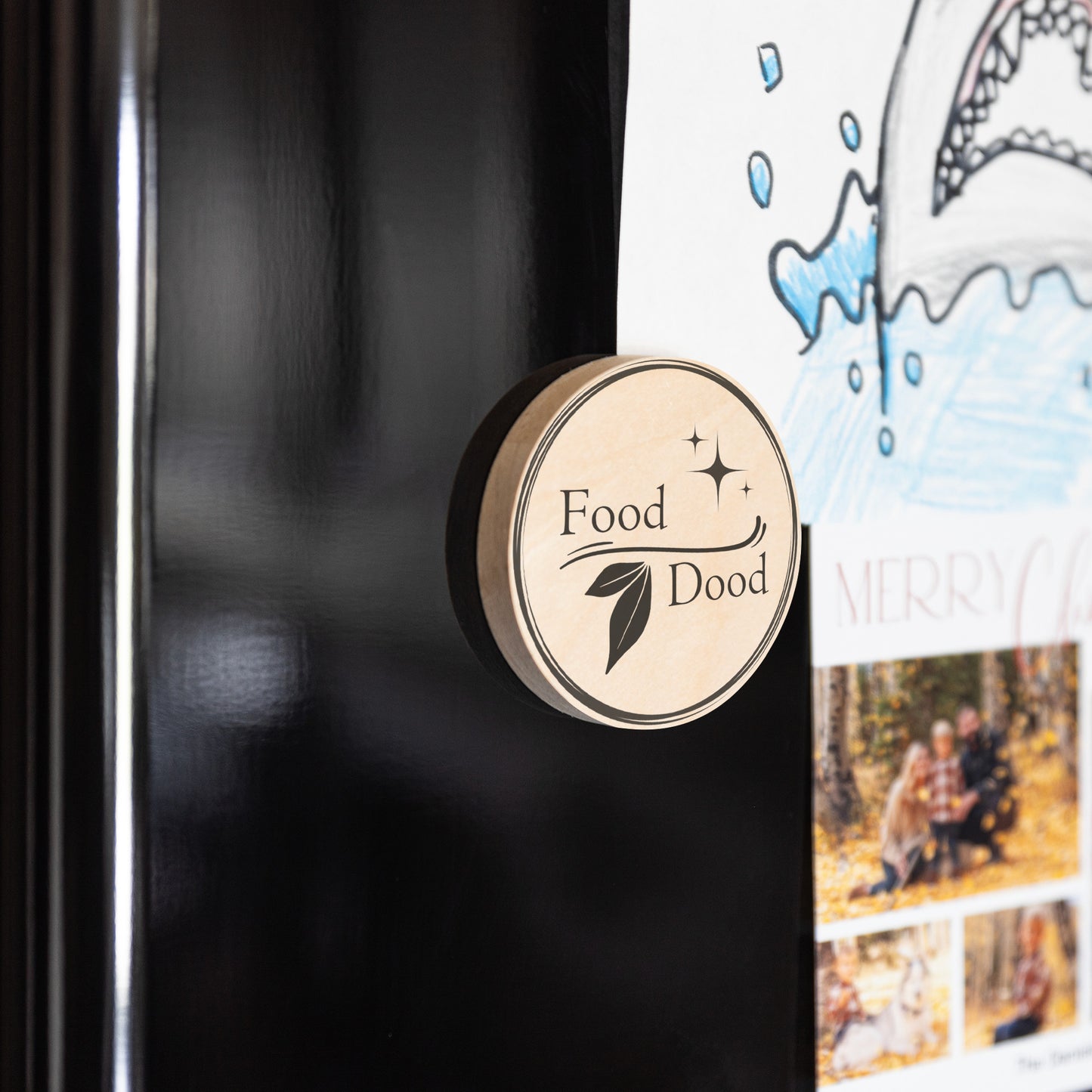 Food Dood Magnetic Wooden Bottle Opener