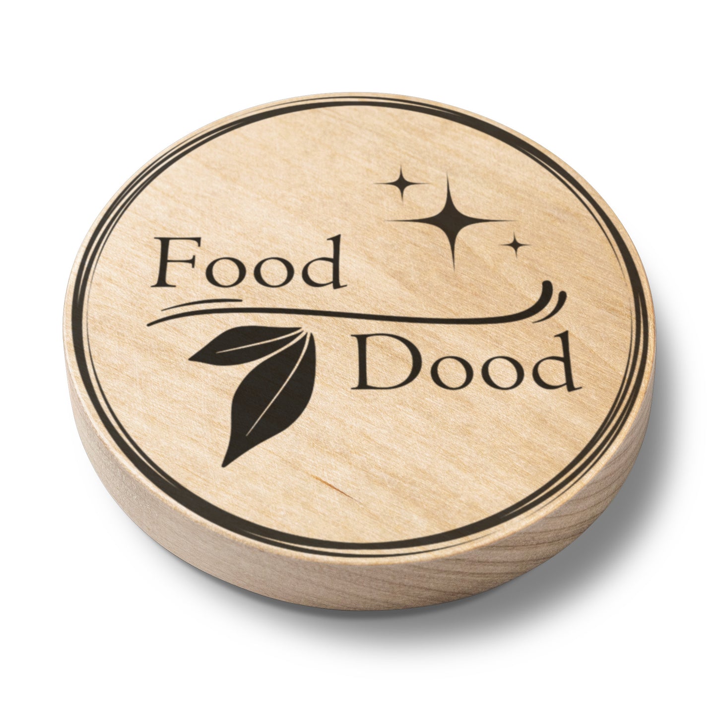 Food Dood Magnetic Wooden Bottle Opener