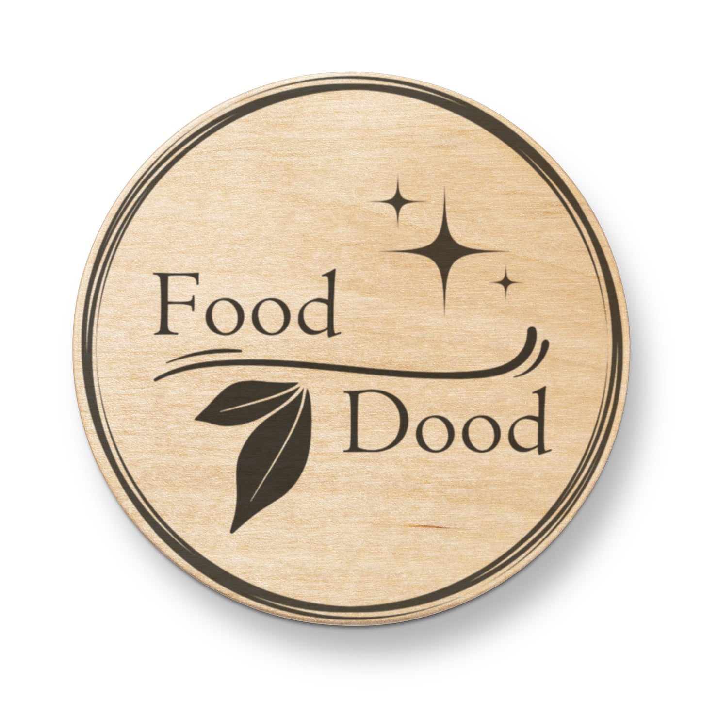 Food Dood Magnetic Wooden Bottle Opener